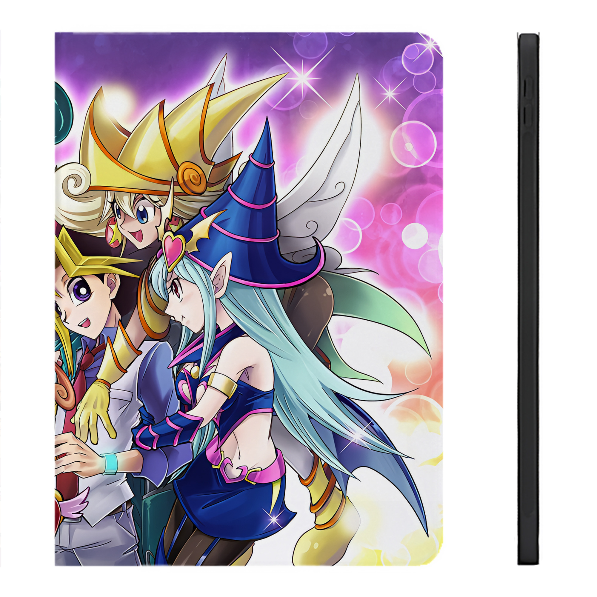 （画像用） 遊☆戯☆王 Yu-Gi-Oh! IPadケース ペンホルダー付き ブックスタイルデザイン